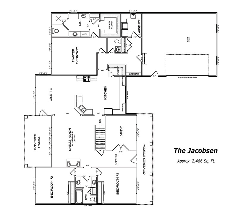 The Jacobsen Floor Plan The Jacobsen Floor Plan