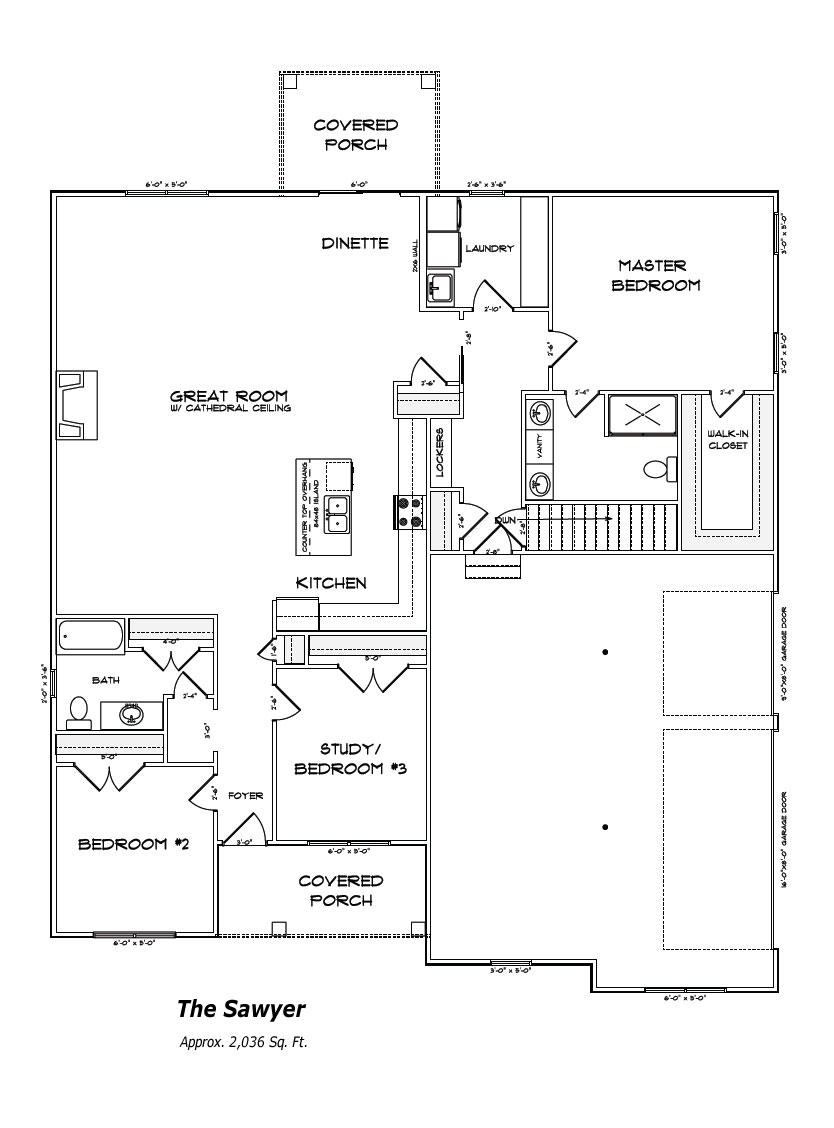 The Sawyer Floor Plan The Sawyer Floor Plan