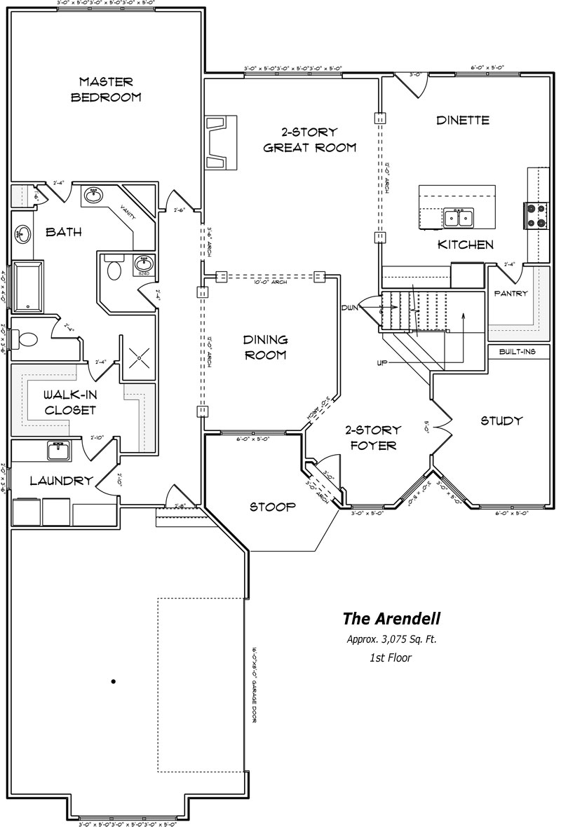 The Arendell 1st Floor Plan