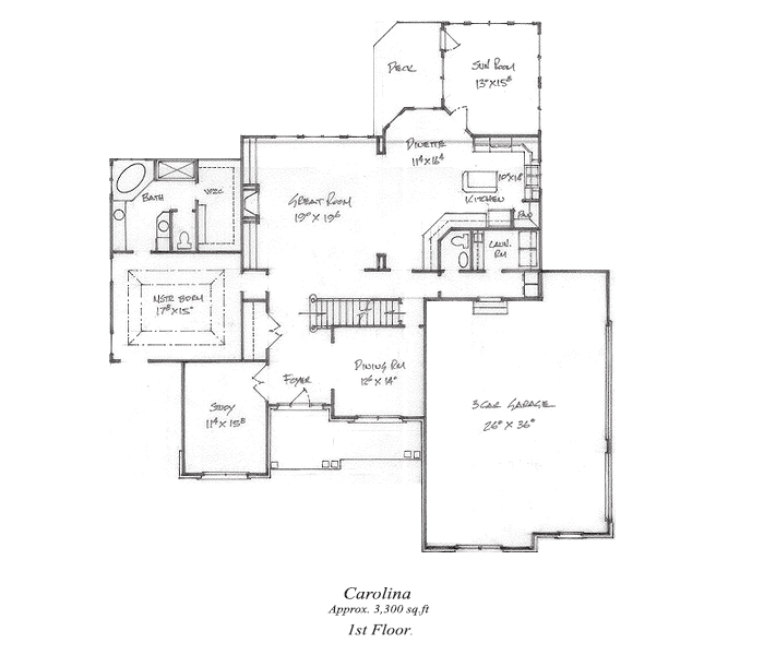 Carolina Floor Plan