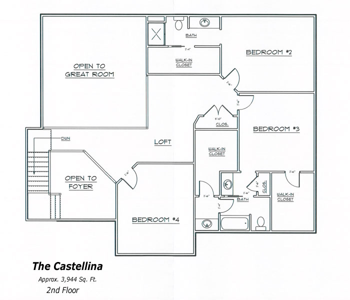 Castellina Floor Plan