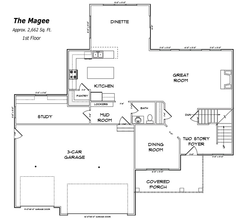 The Magee The Magee 1st Floor Plan